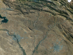 Iraq Terrain 3D Map 3Dモデル