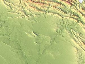 Iraq Terrain 3D Map 3Dモデル