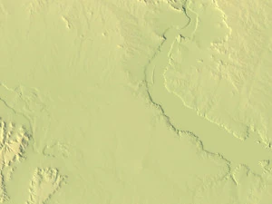 Syria Terrain 3D Map 3D Model