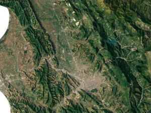 Albania Terrain 3D Map 3D Model