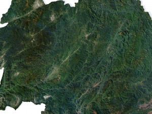 Laos Terrain 3D Map 3D 模型