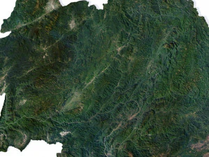 Laos Terrain 3D Map 3D Model