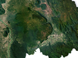 Laos Terrain 3D Map 3D 模型