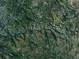 Portugal Terrain 3D Map 3D Model