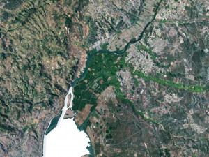 Portugal Terrain 3D Map Model 3D