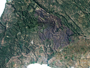 Portugal Terrain 3D Map Model 3D