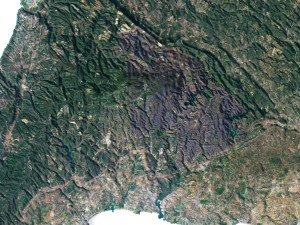 Portugal Terrain 3D Map 3D Model