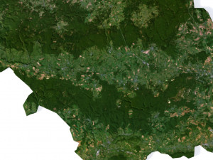 Belgium Terrain 3D Map 3D Model