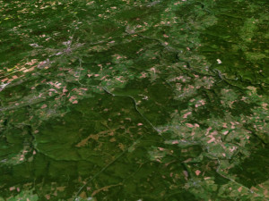 Belgium Terrain 3D Map 3D Model