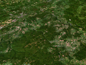 Belgium Terrain 3D Map 3D Model