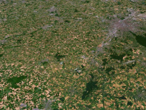 Belgium Terrain 3D Map 3D Model