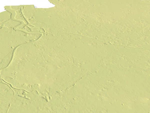 Belgium Terrain 3D Map 3D Model