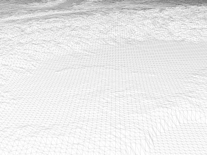 Mapa 3D terenu Europy Model 3D