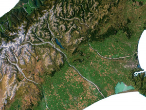 New Zealand Terrain 3D Map 3D Model