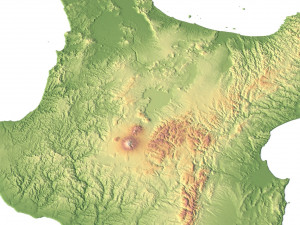 New Zealand Terrain 3D Map 3D Model