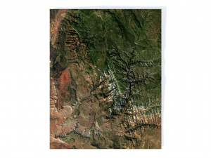 Zion National Park 3D Map 3D Модель