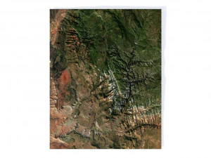 Zion National Park 3D Map 3D Model