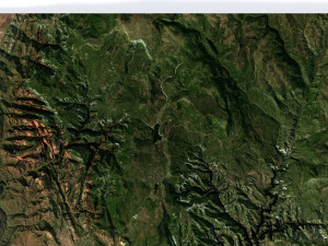 Zion National Park 3D Map 3D Модель