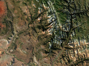 Zion National Park 3D Map 3D Model