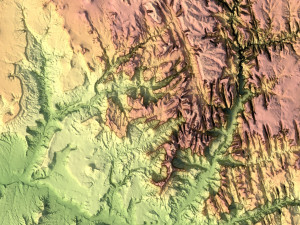 Zion National Park 3D Map 3D Модель