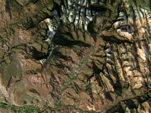 Zion National Park 3D Map 3D Модель