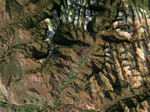 Zion National Park 3D Map 3D Model