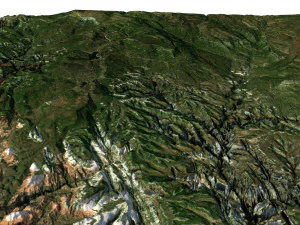 Zion National Park 3D Map 3D Model