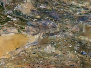 Asia Terrain 3D Map 3D Model