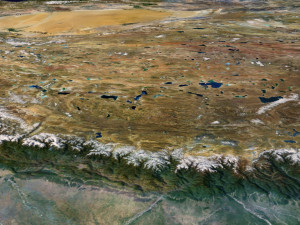 Asia Terrain 3D Map 3D Model