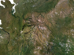 Russian Federation Terrain 3D Map 3D Model