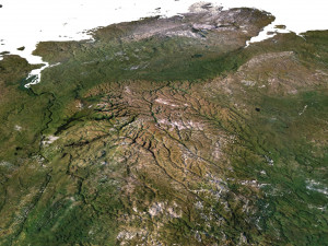 Russian Federation Terrain 3D Map 3D Model