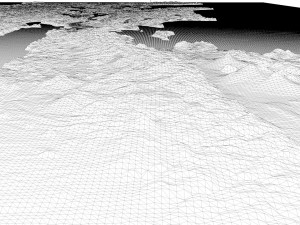 Russian Federation Terrain 3D Map 3D Model