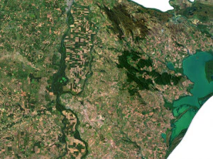 Romania Terrain 3D Map 3D Model