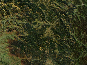 Romania Terrain 3D Map 3D Model