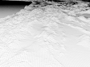 South America Terrain 3D Map 3D Model