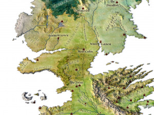 Westeros Map Terrain 3D Модель