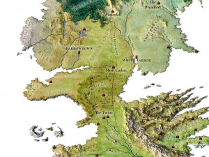 Westeros Map Terrain 3D Model