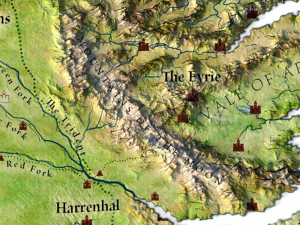 Westeros Map Terrain 3D Model
