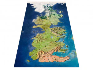 Westeros Map Terrain 3D Model