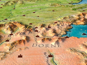 Westeros Map Terrain 3D Модель