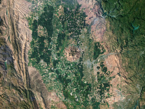 California State Terrain 3D Map Modelo 3D