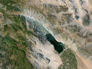 California State Terrain 3D Map 3D Model