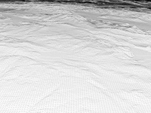 California State Terrain 3D Map 3D Model