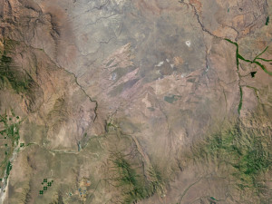 Nevada State Terrain 3D Map 3D Модель