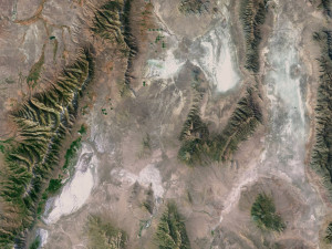 Nevada State Terrain 3D Map 3D Модель