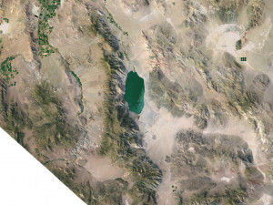 Nevada State Terrain 3D Map 3D Модель
