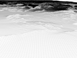 Nevada State Terrain 3D Map 3D Модель