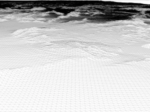 Nevada State Terrain 3D Map 3D Model