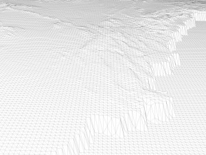 Texas State Terrain 3D Map 3D Model