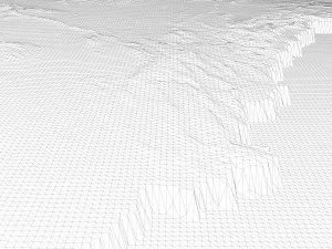 Texas State Terrain 3D Map 3D Model